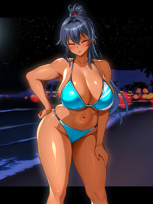 [鳥居姫] 灼熱のビーチバレーで蕩ける欲望〜巨乳人妻の濡れた競争〜_327