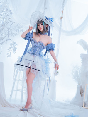 rioko凉凉子 碧蓝航线 柴郡 冰雪公主 40p_12