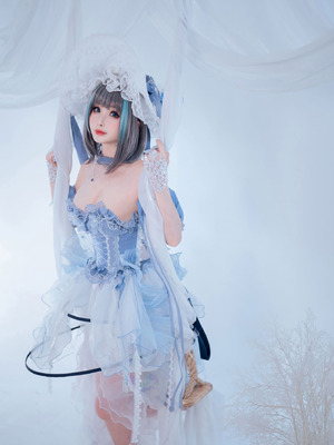 rioko凉凉子 碧蓝航线 柴郡 冰雪公主 40p_28