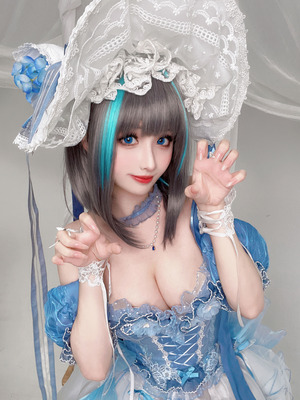 rioko凉凉子 碧蓝航线 柴郡 冰雪公主 40p_39