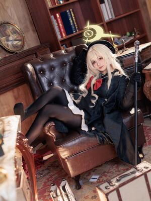 不悬ovo&nbsp;&nbsp;- 笑面教授_不悬ovo - 蔚蓝档案 - 笑面教授 (OL制服) (2)