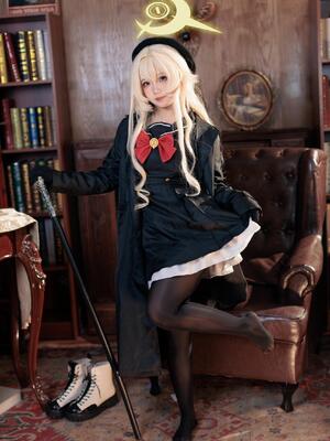 不悬ovo&nbsp;&nbsp;- 笑面教授_不悬ovo - 蔚蓝档案 - 笑面教授 (OL制服) (4)