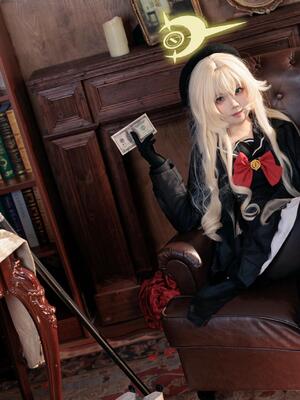 不悬ovo&nbsp;&nbsp;- 笑面教授_不悬ovo - 蔚蓝档案 - 笑面教授 (OL制服) (10)