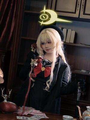 不悬ovo&nbsp;&nbsp;- 笑面教授_不悬ovo - 蔚蓝档案 - 笑面教授 (OL制服) (11)