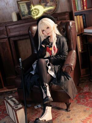 不悬ovo&nbsp;&nbsp;- 笑面教授_不悬ovo - 蔚蓝档案 - 笑面教授 (OL制服) (19)