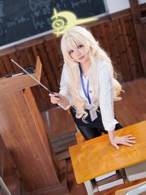 不悬ovo&nbsp;&nbsp;- 笑面教授_不悬ovo - 蔚蓝档案 - 笑面教授 (OL制服) (23)