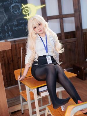 不悬ovo&nbsp;&nbsp;- 笑面教授_不悬ovo - 蔚蓝档案 - 笑面教授 (OL制服) (25)