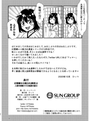 [ヒッツッツ (ひっつ)] 幻想郷エロ能力化異変12 人間を興奮させる程度の能力 (東方Project)_32