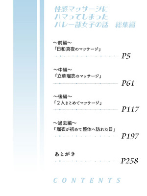 [かみか堂 (銀曜ハル)] 性感マッサージにハマってしまったバレー部女子の話〜総集編〜男性視点_004_tyew