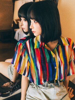 蠢沫沫 – 凝视_001