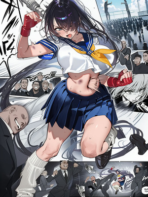 Fight thousands of penis alone [AI Generated]_002_foba