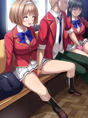 [妄想Caution (ダイアル)]かくれてスカートの中を好き放題弄られてるCG集+スカートの中では [中国翻訳][粗碼][天煌汉化组]_250