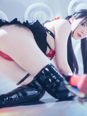 霜月shimo - 賽博黑天使 Cyber Black Angel_008