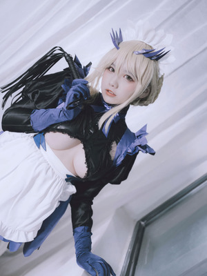 阿半今天很开心 - FGO 黑枪呆女仆_22