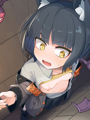 [めーふまどー (拝一樹)] エロトラップダンジョンで敗北するエリート黒猫魔法使いちゃん_737