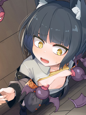 [めーふまどー (拝一樹)] エロトラップダンジョンで敗北するエリート黒猫魔法使いちゃん_738