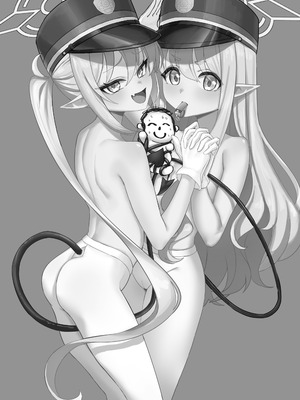 [麻布味 (麻布ミルク)] 癒しのぷにまん特急列車 小悪魔双子がまいります (ブルーアーカイブ) [中国翻訳] [DL版] [無修正]_19