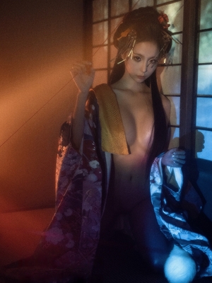 蠢沫沫 – 2024年会员 血婚纱_008