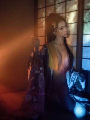 蠢沫沫 – 2024年会员 血婚纱_009