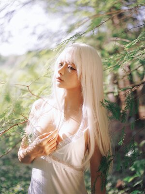 蠢沫沫 – 2024年会员 绳+白发_005