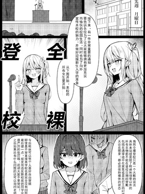 [KurinMon (咲凛玖)]今日から全裸登校|从今天开始全裸登校 1~2[中国語]疏碼[DL版]_006