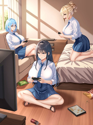 [パンダシズク] 俺の部屋、入りびたりギャルだらけ -爆乳美ギャルと4P中出しライフ- [甜族星人x我不看本子汉化]_03