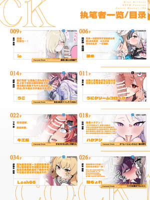 [HarmoNeaR (よろず)] ブルアカフェラチオ合同誌 Get suck,cock! キヴォトス口淫大祭 (ブルーアーカイブ) [白杨汉化组] [DL版]_002