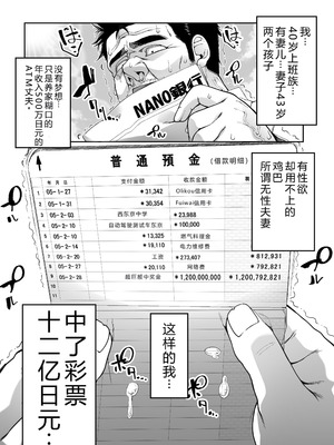 [なのかH]宝くじ12億当選!〜エロに全投資して、ハーレム御殿建設!! 1~2[中国翻訳][疏碼][XY个人翻译]_004