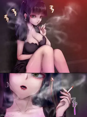 [痔男] 无表情で抜いてくれる病みメンヘラ系タバコ女子_089