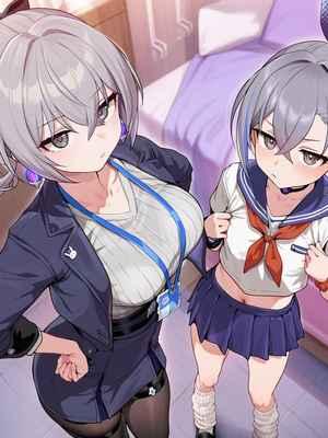 [Koryax] Silver_wolf&&Bronya [Chinese] [AI Generated]_200_137822554_p199