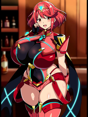 [イタリ屋×黒墨夜行書(トニーマン+)] 天の聖杯ホムラとヒカリの痴態1 (ゼノブレイド2)_123