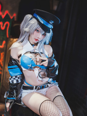 宮本桜 - 交错战线 刃齿 女警_14