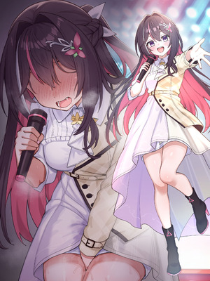 [こけもも] ライブ中の衣装にバイブが仕込まれ、ステージ上でアクメしちゃう AZ〇i (ホロライブ)_08