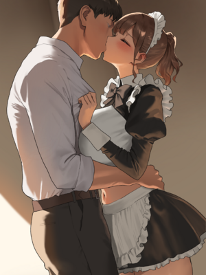 [あんている] 文化祭の放課後に保健室でメイドコスの先生にご奉仕してもらう話_PIC43