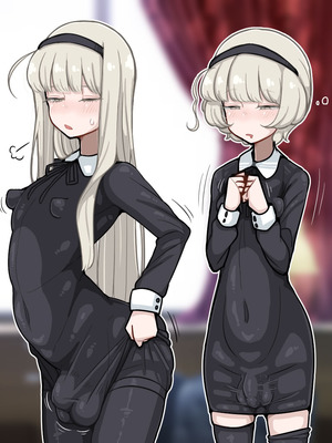 [エロガキのなつやすみ (syoya)] 竿姉妹～チンポの生えた双子姉妹が朝っぱらから勃起しまくり射精しまくり～_173