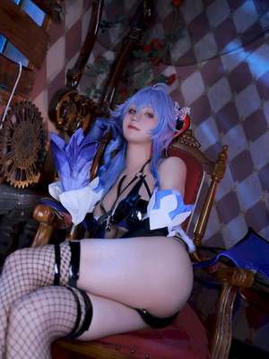 桜满三时 - 原神 甘雨 魅魔_011