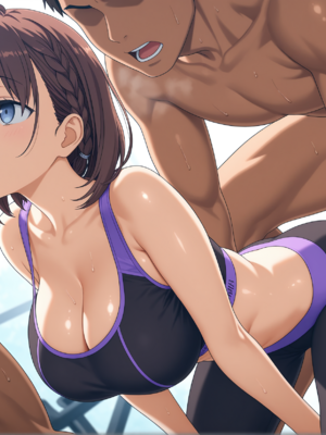 [NTR寝取] 月曜日のたわわ 小愛(アイ) ジムで寝取れるアイ  88P[AI Generated]_006