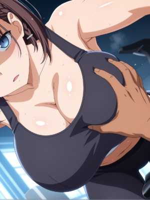 [NTR寝取] 月曜日のたわわ 小愛(アイ) ジムで寝取れるアイ  88P[AI Generated]_011