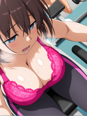 [NTR寝取] 月曜日のたわわ 小愛(アイ) ジムで寝取れるアイ  88P[AI Generated]_057