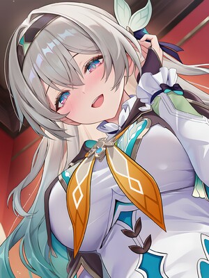 [Pixiv] 青德坊 - “被花火关进奇怪的房间里出不去怎么办，在线等，挺急的。”——流萤 (107479500) [Ai generated] [Uncensored]_009_Firefly_9