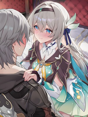 [Pixiv] 青德坊 - “被花火关进奇怪的房间里出不去怎么办，在线等，挺急的。”——流萤 (107479500) [Ai generated] [Uncensored]_017_Firefly_17