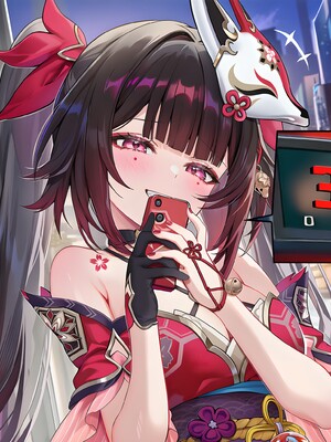 [Pixiv] 青德坊 - “被花火关进奇怪的房间里出不去怎么办，在线等，挺急的。”——流萤 (107479500) [Ai generated] [Uncensored]_175_Firefly_175