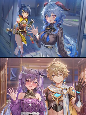 [Pixiv] 青德坊 - 金紫定垂之章——第一章—刻晴(107479500) [Ai generated] [Uncensored]_029_29