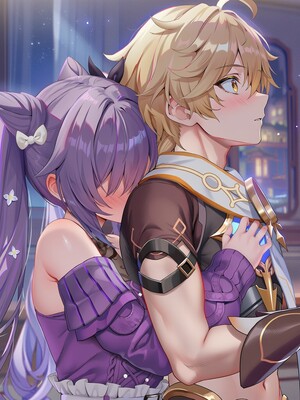 [Pixiv] 青德坊 - 金紫定垂之章——第一章—刻晴(107479500) [Ai generated] [Uncensored]_032_32