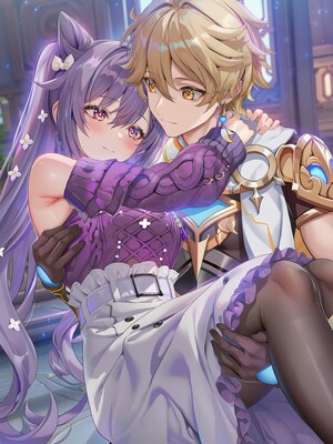 [Pixiv] 青德坊 - 金紫定垂之章——第一章—刻晴(107479500) [Ai generated] [Uncensored]_038_38