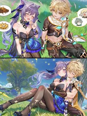 [Pixiv] 青德坊 - 金紫定垂之章——第一章—刻晴(107479500) [Ai generated] [Uncensored]_093_93