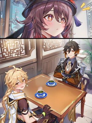 [Pixiv] 青德坊 - 炎蝶振夜，血梅绽霄，千灯灼幽引魂迢——胡桃（宿雪桃红 折梅留芳） (107479500) [Ai generated]_017_Hu_Tao_17