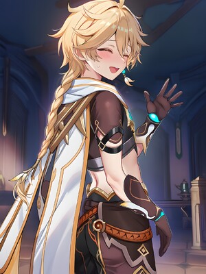 [Pixiv] 青德坊 - 炎蝶振夜，血梅绽霄，千灯灼幽引魂迢——胡桃（宿雪桃红 折梅留芳） (107479500) [Ai generated]_053_Hu_Tao_53