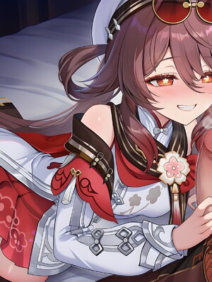 [Pixiv] 青德坊 - 炎蝶振夜，血梅绽霄，千灯灼幽引魂迢——胡桃（宿雪桃红 折梅留芳） (107479500) [Ai generated]_067_Hu_Tao_67