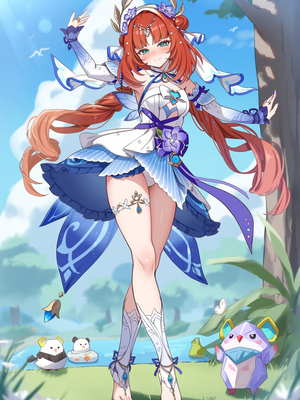 [Pixiv] 青德坊 - 妮露与空的秘密约会 (107479500) [Ai generated]_02_2